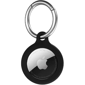 Husa Silicone Key Clip AirTag Negru