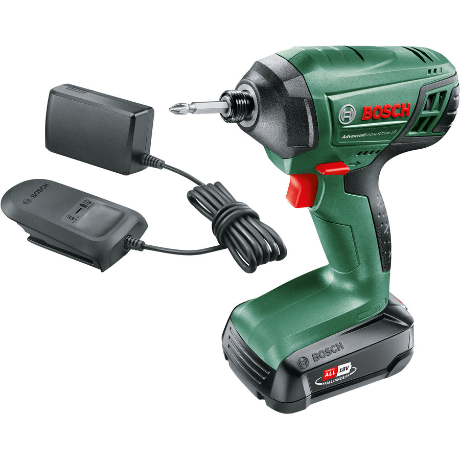 Advanced Impac Drive Masina de insurubat cu percutii 130Nm + acumulator Li-ion 1.5Ah + Incarcator 18V