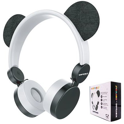 Casti Over-Head FASHION KIDS MODEL PANDA - imagine 2