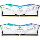 Memorie Team Group T-Force Delta RGB White 32GB (2x16GB) DDR5 5600MHz Dual Channel Kit