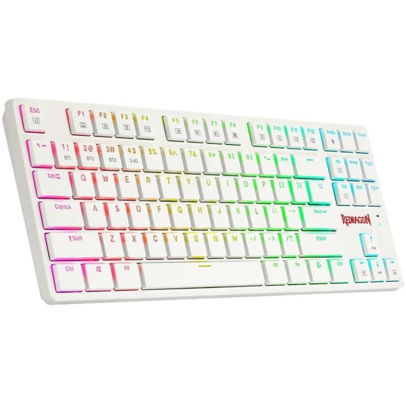 Tastatura gaming Anubis RGB White Mechanical Brown Switch