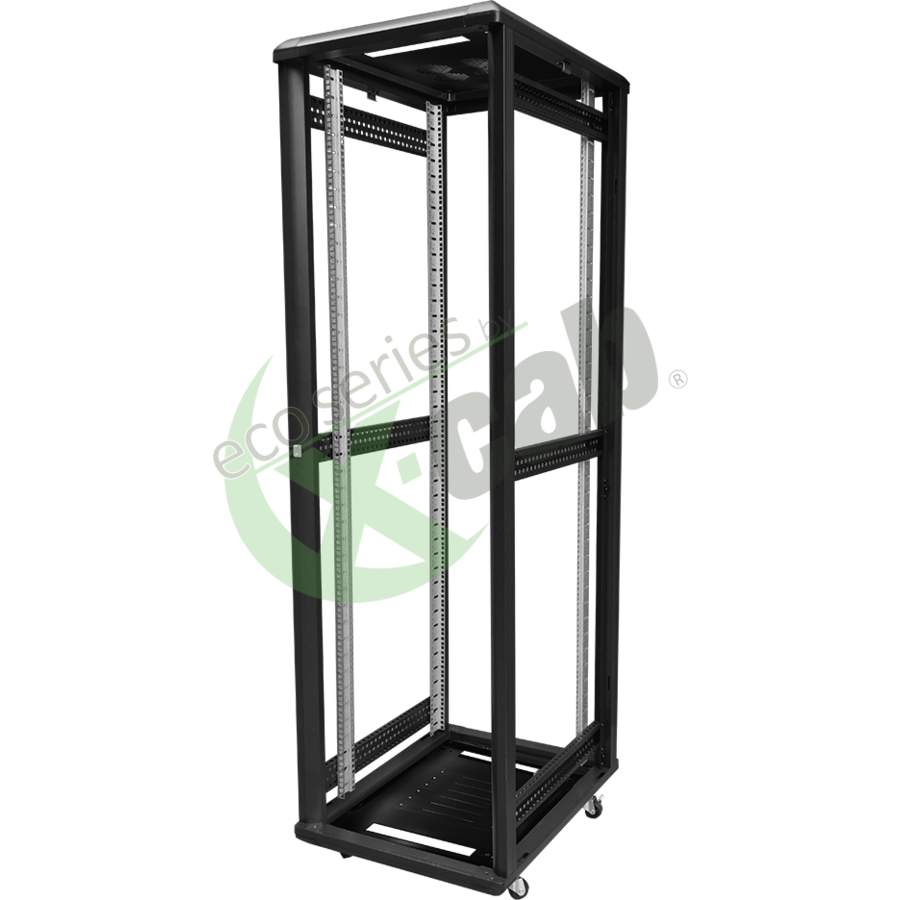 Rack Deschis de Podea 19inch 42U Black