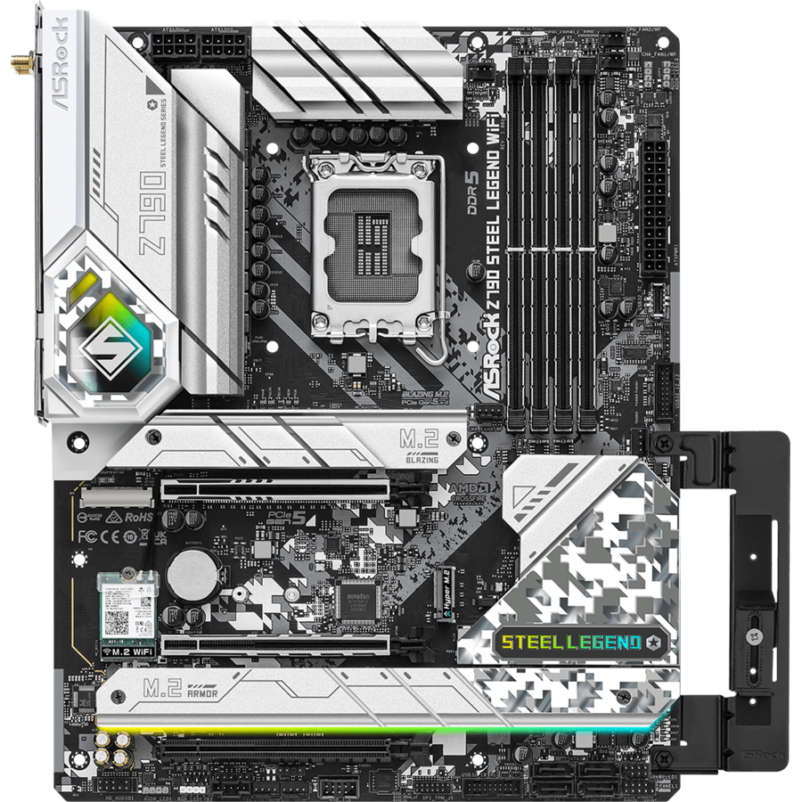 Placa de baza Z790 Steel Legend WIFI Intel LGA1700 DDR5 ATX