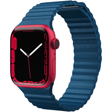 Curea Leather Loop Albastru