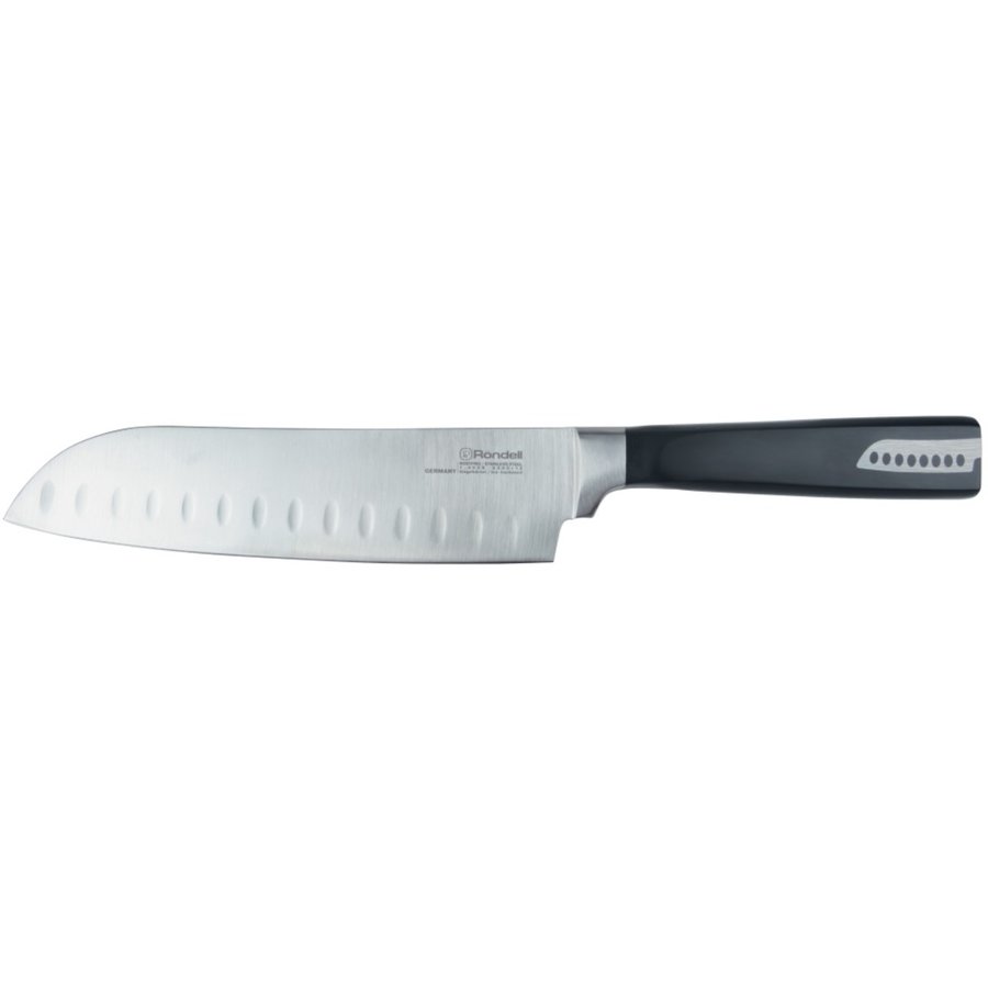 Cutit Santoku RD-687 Cascara 17.8cm Negru