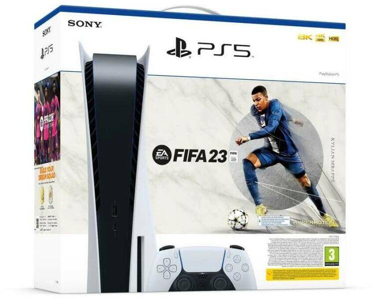 Sony Consola PlayStation 5 Digital Edition (PS5) 825GB + joc FIFA 23