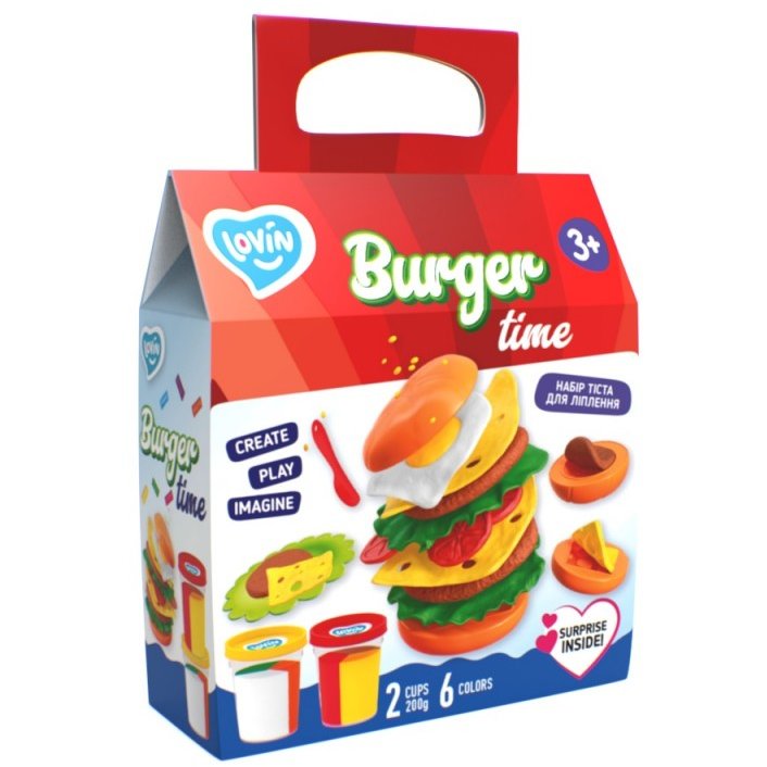 Set Plastilina Eco Lovin'Do Burger Time