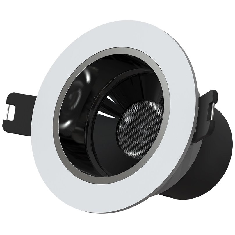 Yeelight Mesh Spotlight M2, Dimabil, 350 lm, 2700-6500K, 5W, Control vocal, WiFi, Alb