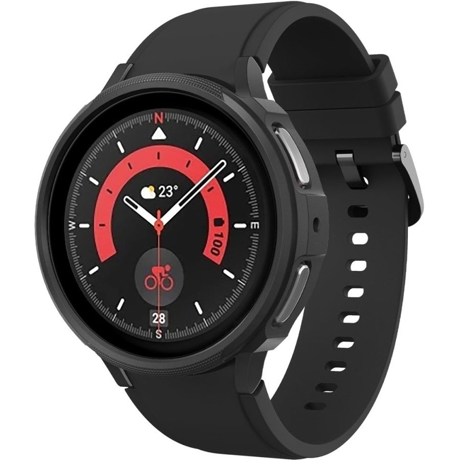 Husa Protectie compatibila cu Samsung Galaxy Watch 5 Pro 45mm Matte Black