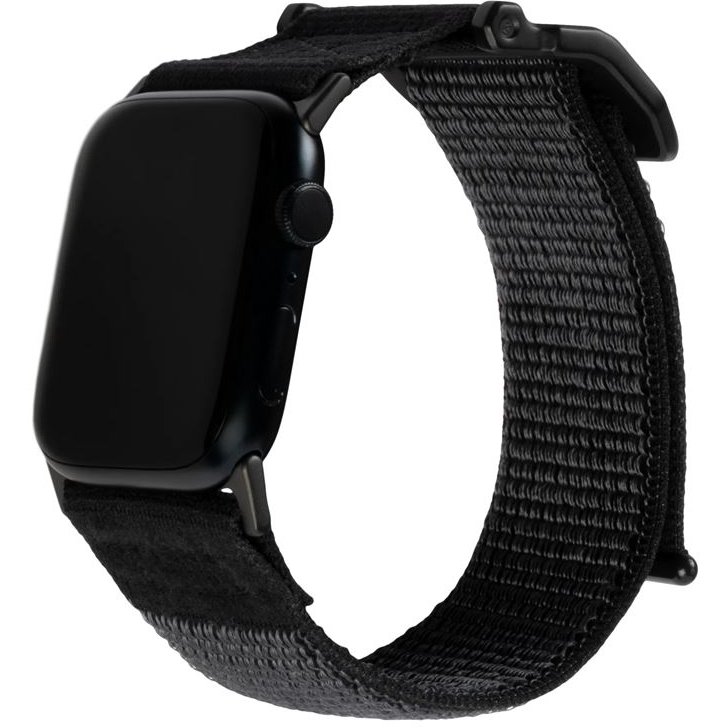 Accesoriu smartwatch Active Strap compatibila cu Apple Watch 4/5/6/7/8/SE/Ultra 42/44/45/49mm Black