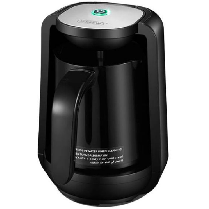 Espressor Cafea Pentru Cafea Turceasca 250Ml Compatibil Cu Cafea Macinata Negru/Gri