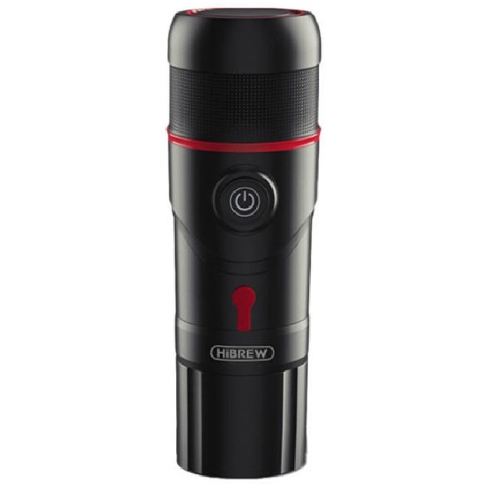 Espressor Portabil HiBREW H4-Premium 3in1 15 Bari 80W 60ML Alimentare Cablu USB / Incarcator Auto și la Rețea Compatibil cu Capsule Nespresso / Dolce Gusto și Cafea Măcinată Negru