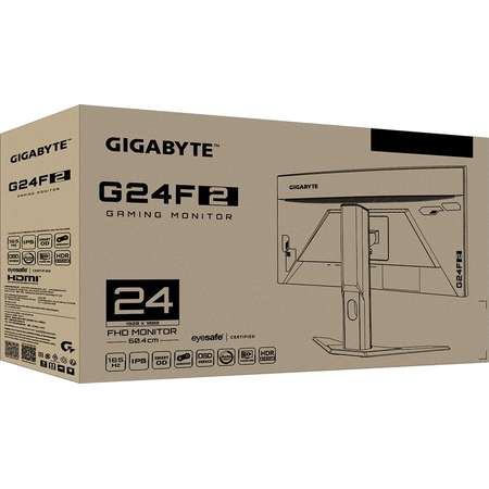 Monitor LED Gaming Gigabyte G24F 2 23.8 inch FHD IPS 1ms 165Hz Black