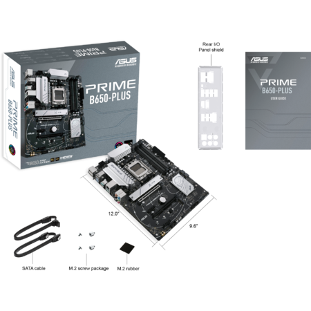 Placa de Baza ASUS PRIME B650-PLUS AM5 DDR5 2.5 Gigabit Ethernet PCIe 5.0 ATX