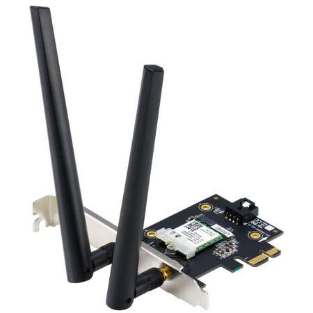 Adaptor PCI-E de Retea WiFi6 ASUS PCE-AXE5400 2 Antene 6Ghz 160Mhz WPA3 OFDMA si MU-MIMO