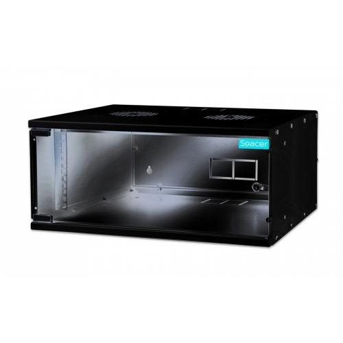 Cabinet Metalic 19inch 4U Black