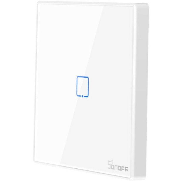 Interupator Smart WiFi Sonoff cu 1 Canal 433MHz Semnal RF Alb — imaginea 2