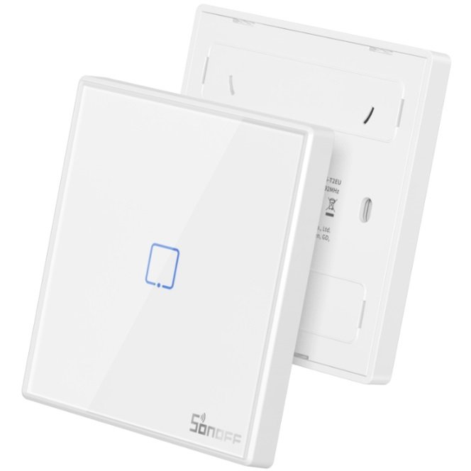 Interupator Smart WiFi Sonoff cu 1 Canal 433MHz Semnal RF Alb — imaginea 3