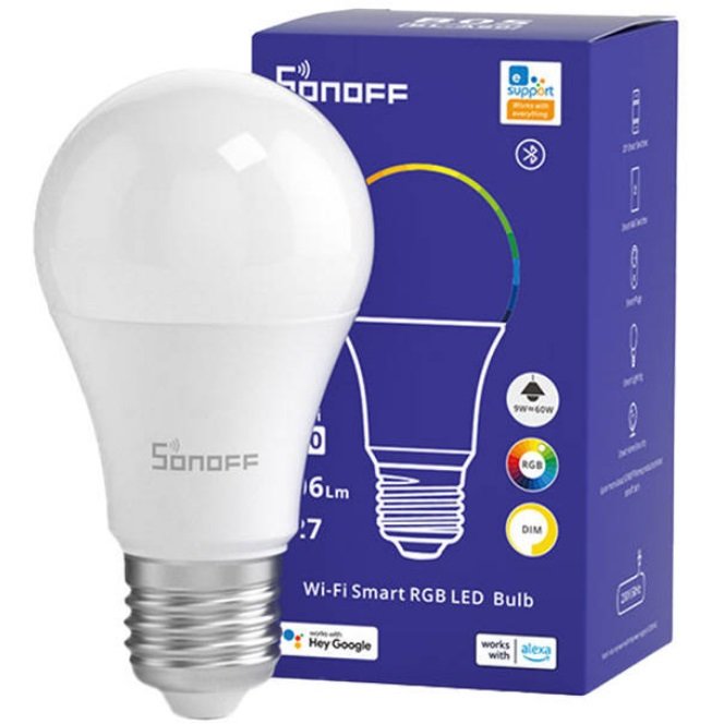 Bec B02-BL-A60 Control vocal 9W E27 806lm WiFi Alb