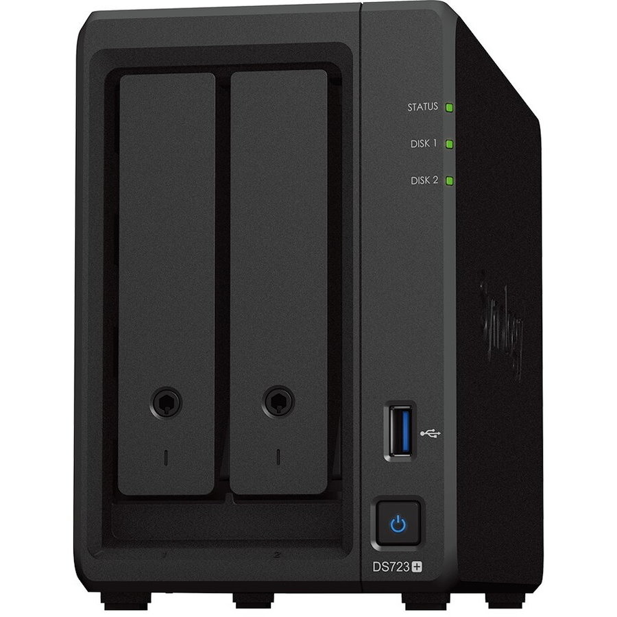 NAS DS723+ 2GB RAM Black