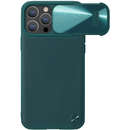 Cam Shield Leather S compatibila cu iPhone 14 Pro Max Green