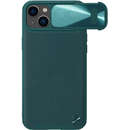 Cam Shield Leather S compatibila cu iPhone 14 Green