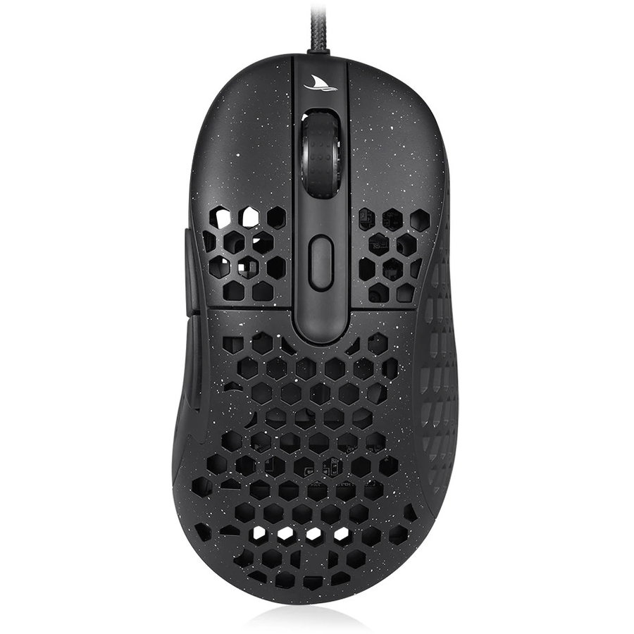 Mouse N1 cu fir, 6400 DPI, 6200 FPS, 220 IPS, lungime cablu 1.8m, Negru