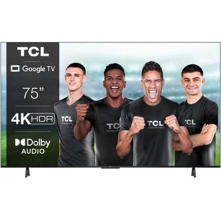 Televizor TCL LED Smart TV 75P635 190cm 75inch UHD 4K Black