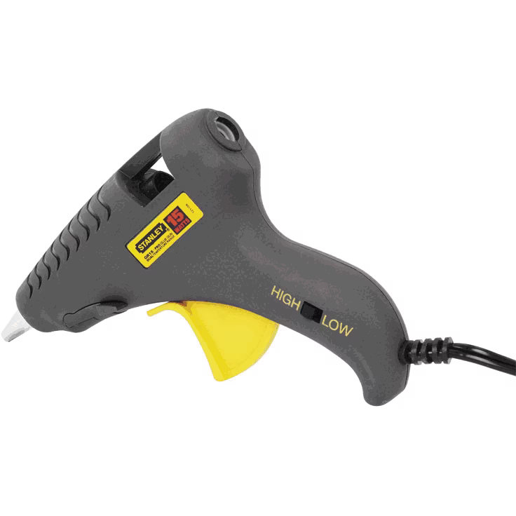 Pistol Electric cu Batoane de Silicon 6-GR15 15W Negru/Galben