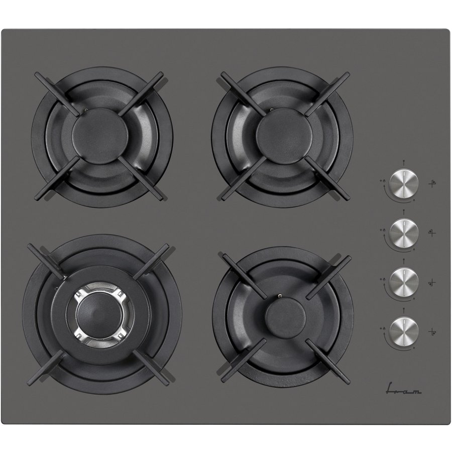 Plita Incorporabila FBH-V4IWF-GVG Gaz 4 Arzatoare Grey Glass