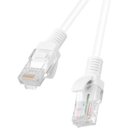 Patchcord U/UTP Cat6 0.5m White