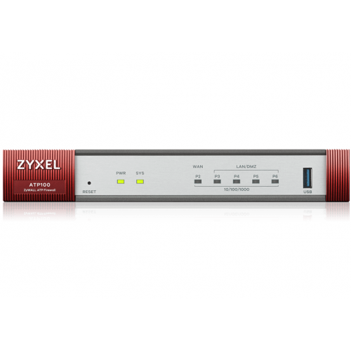 Firewall ATP100-EU0112F 2 x WAN 4 x LAN/DMZ 1000Mbps SPI 300Mbps VPN WLAN Management 8 Useri