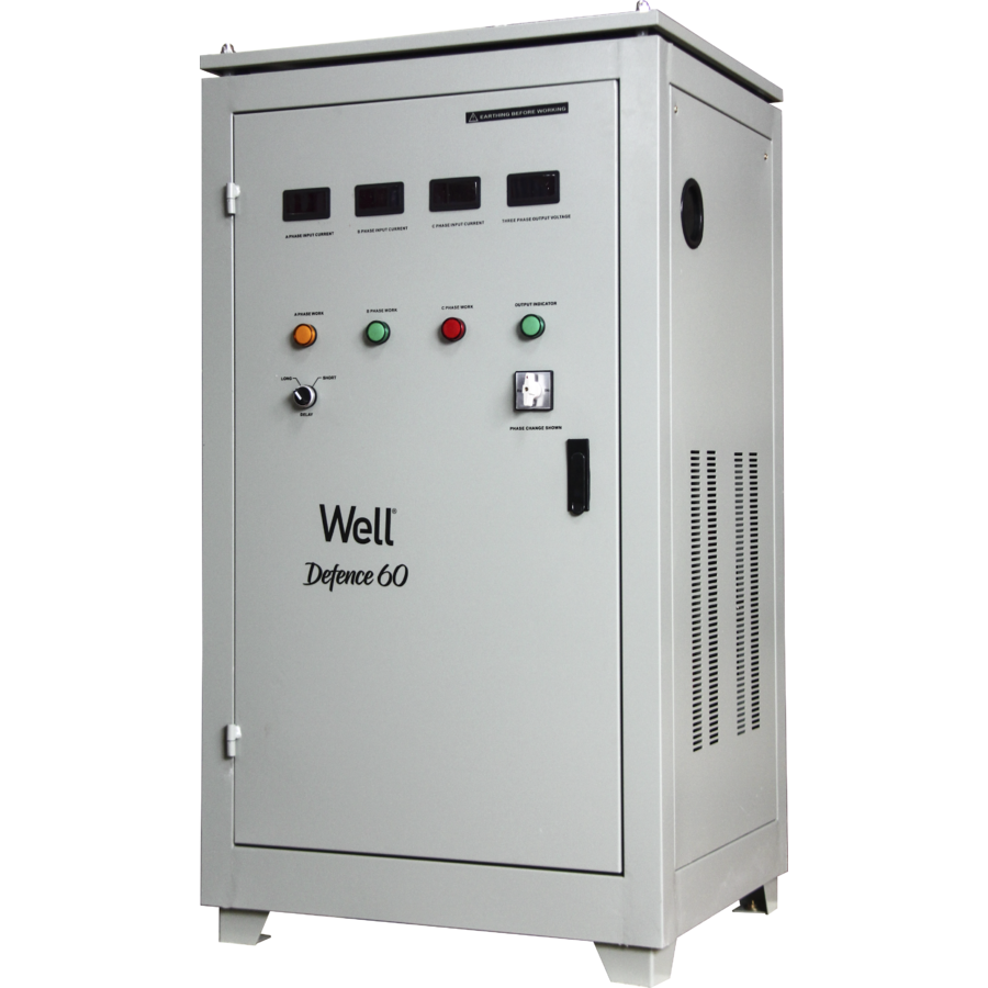 Stabilizator Automat de Tensiune Trifazat 60KVA/ 48KW Gri