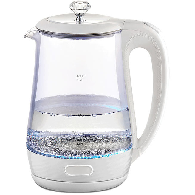 Fierbator MR-052 2200W 1.7 Litri Sticla Alb