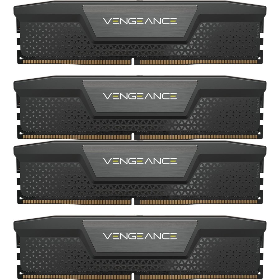 Memorie Vengeance Black 64GB (4x16GB) DDR5 6400MHz CL32 Quad Channel Kit