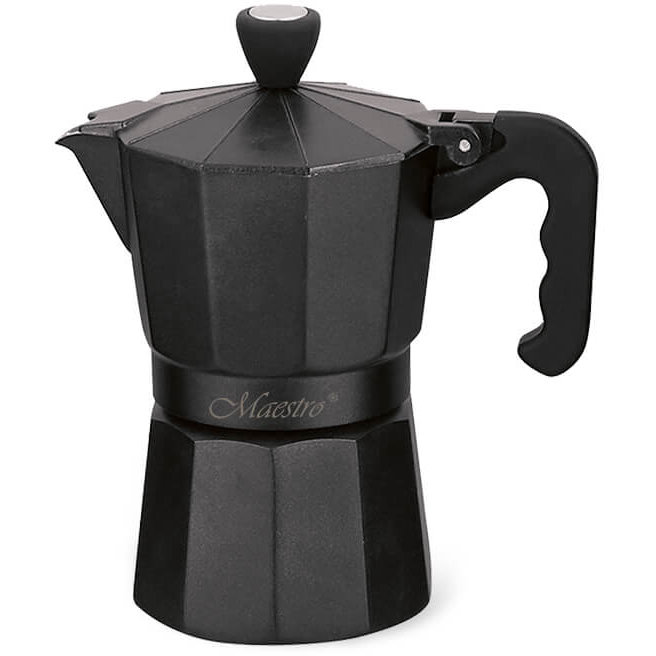 Cafetiera pentru Aragaz MR-1666-3 150ml 3 Cesti Neagra