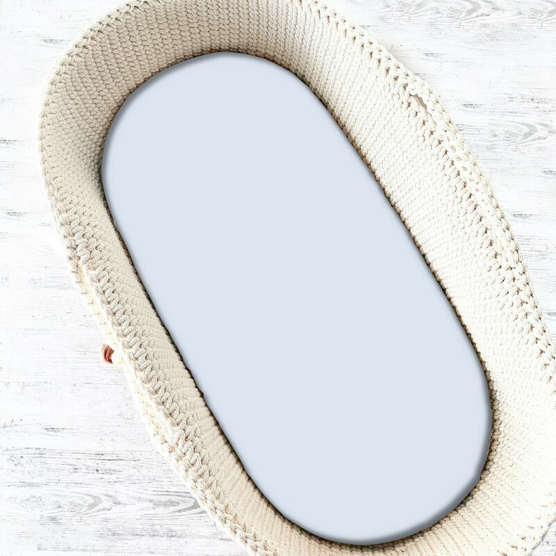 Cearceaf cu Elastic pentru Landou Qmini Blue