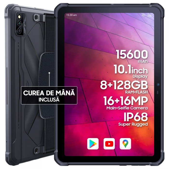 Tableta Strong Tablet P15000 PRO Dual Sim 4G 10.1inch 8GB 128GB Negru