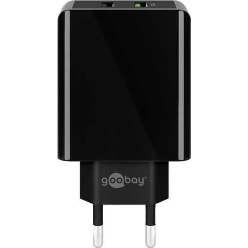 Incarcator Retea WQ22801BK 2x USB-A QC3.0 28W Negru