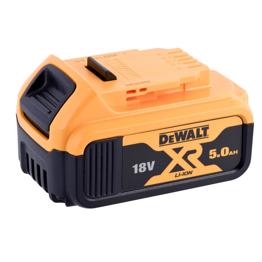 Acumulator Glisant DeWALT DCB184-XJ 18V 5Ah Li-Ion Galben Negru — imaginea 3