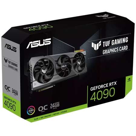 Placa Video ASUS TUF Gaming NVIDIA GeForce RTX 4090 OC Edition 24GB GDDR6X