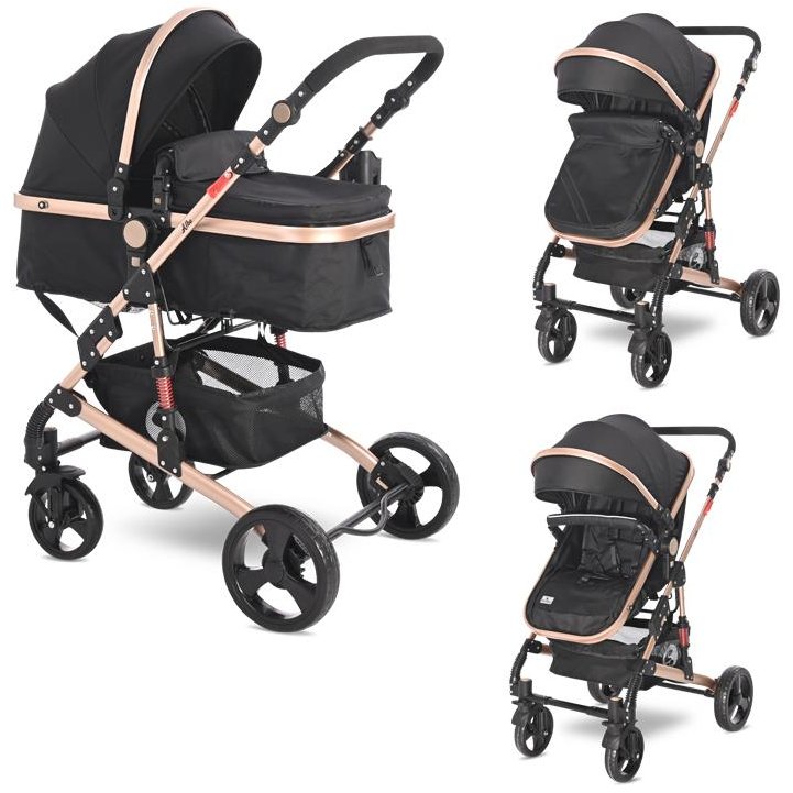 Carucior Transformabil Alba Classic  Black