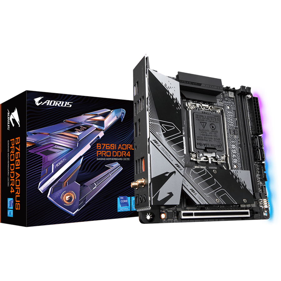 Placa Baza B760I AORUS PRO DDR4 LGA1700 DDR4 Wi-Fi 6  miniITX