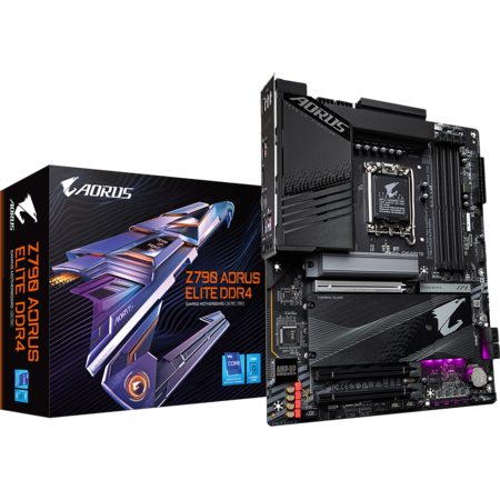 Placa de Baza Gaming Gigabyte Z790 AORUS ELITE DDR4 LGA1700 DDR4 ATX  ITGalaxy.ro