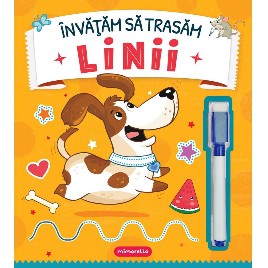 Invatam sa Trasam Linii cu Marker Inclus EK6559