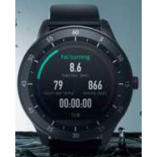 Smartwatch DG3 1.3 Inch IP68 Negru