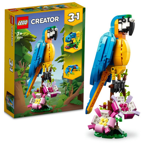 LEGO Papagal exotic Numar piese 253 Varsta 7 + ani