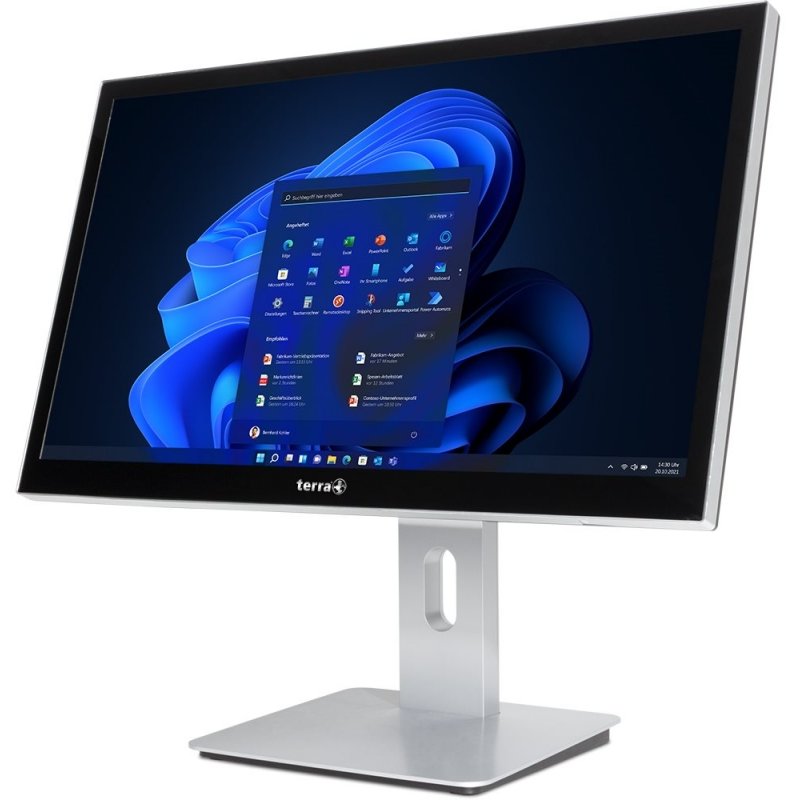 Sistem All in One Terra FHD 23.8inch Intel Core i5-12400 16GB 1TB SSD Windows 11 Pro Silver Black