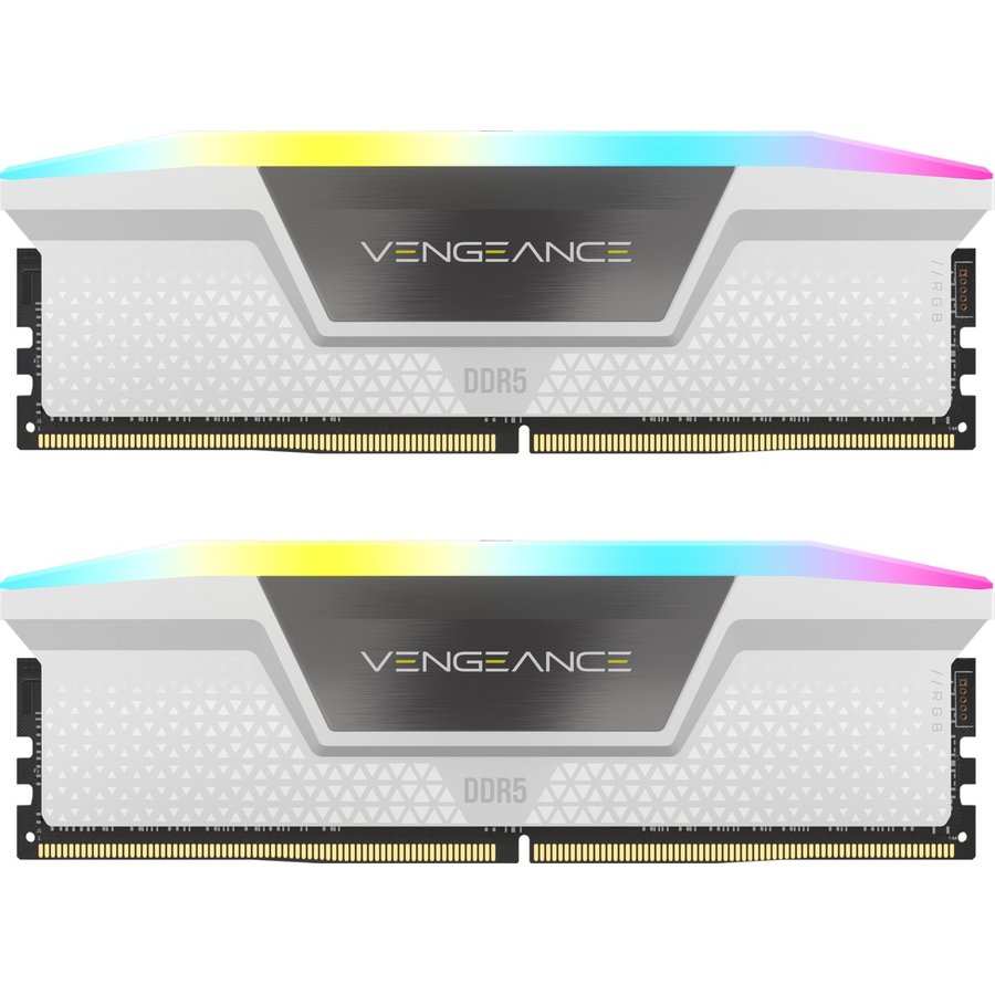 Memorie Vengeance RGB White 64GB (2x32GB) DDR5 5200MHz CL40 Dual Channel Kit