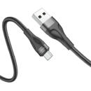 BX61 USB la MicroUSB 1m 2.4A Negru